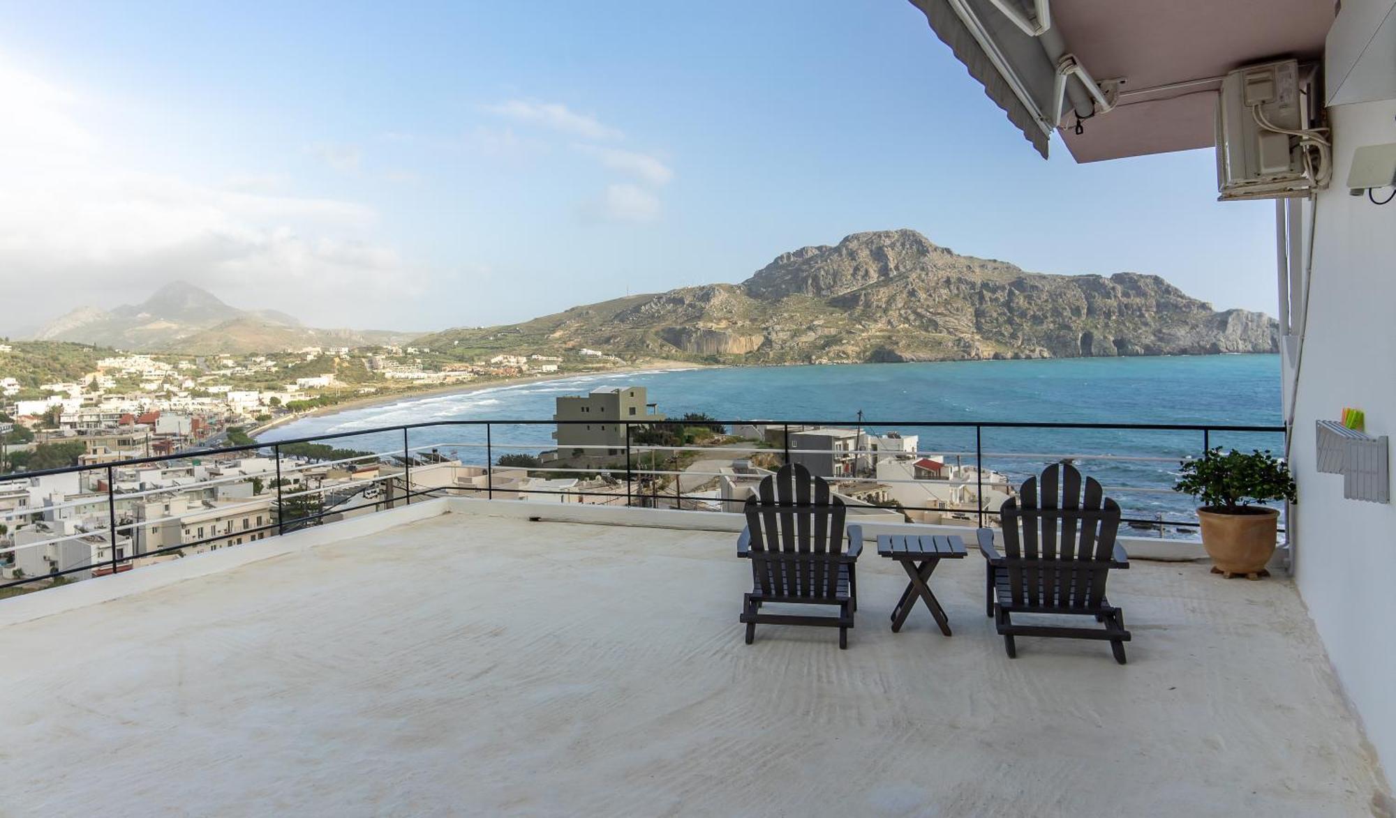 Plakias Penthouse Apt Oda fotoğraf